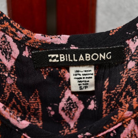 Billabong Aztec Print Long-Sleeve Mini Dress - Picture 3 of 6